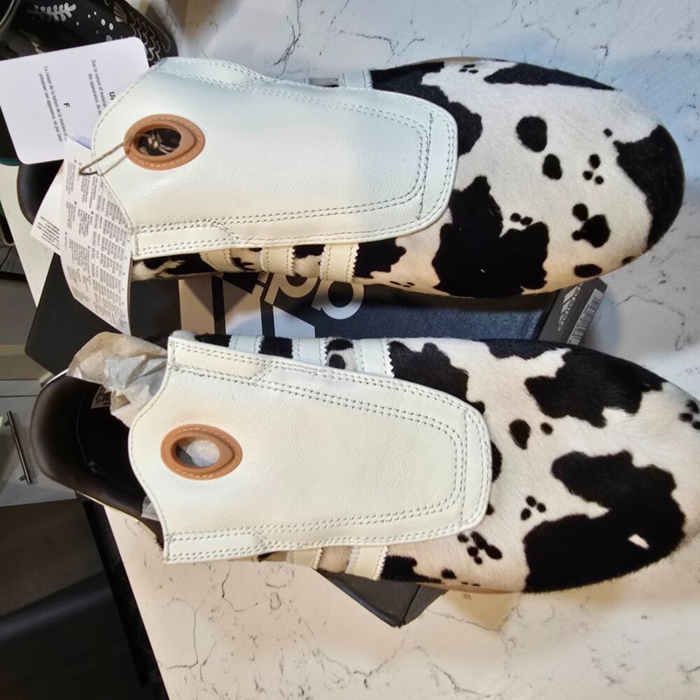 Adidas Taekwondo Mei 'Cow Print' JS0297 Mens Size 10 RARE HTF SNEAKER W 11 NEW - Picture 5 of 14